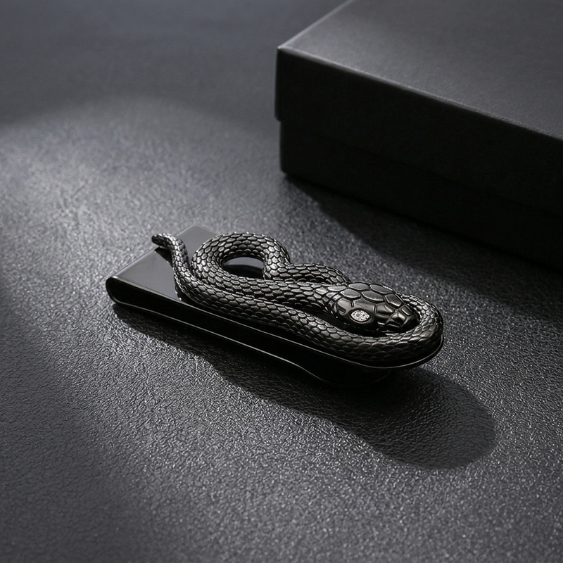 Black Serpent Money Clip
